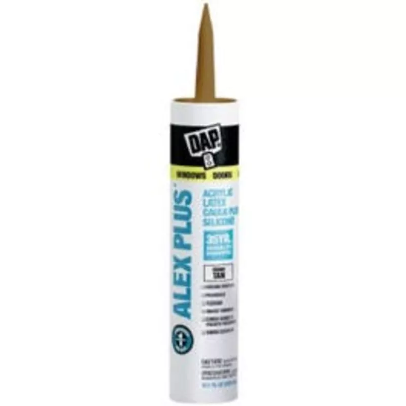 10-1-oz-alex-plus-cedar-tan-acrylic-latex-caulk 10.1-oz. Alex Plus Cedar Tan Acrylic Latex Caulk