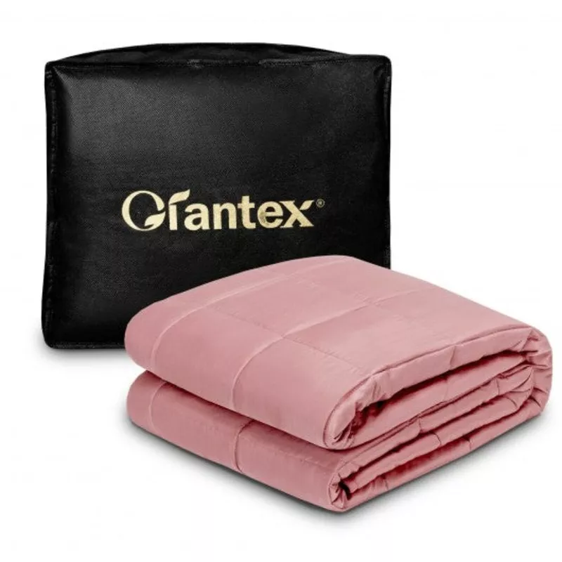 25 lbs 60″ x 80″ Heavy Weighted Blanket Natural Bamboo Fabric Soft Breathable