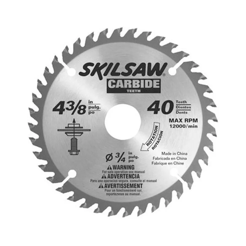 4-3/8 In. 40-Tooth Carbide Tipped Laminate Flooring Blade