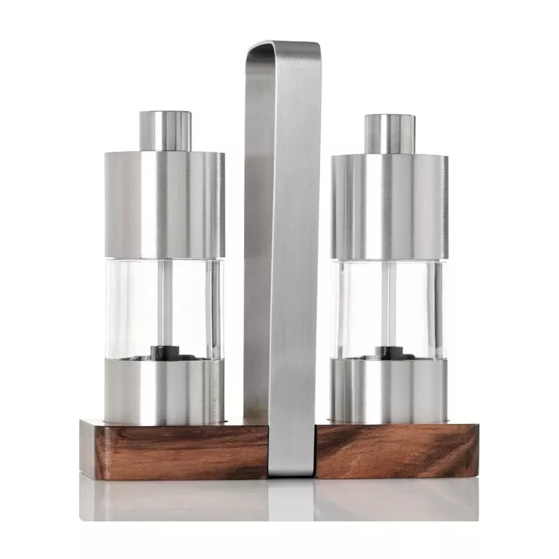 adhoc-menage-classic-salt-pepper-mill-gift-set-salt-pepper-seasoning-mill-manual AdHoc Menage Classic Salt and Pepper Mill Gift Set – Salt & Pepper Seasoning Mill – Manual Mill Set with Ceramic Mechanism