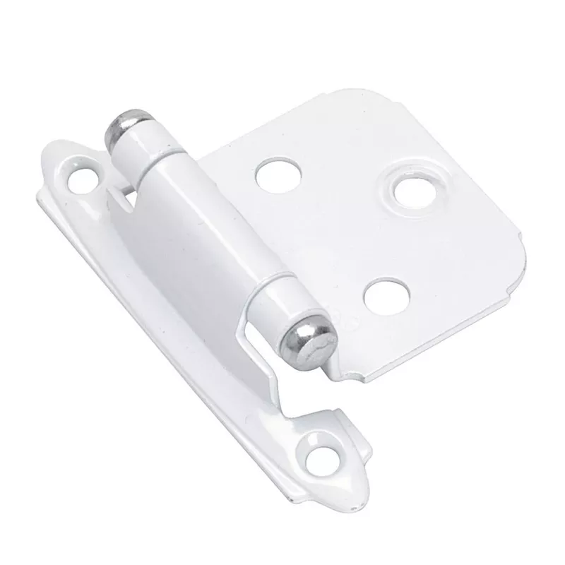 amerock-white-self-closing-face-mount-variable-overlay-hinge-2-pack Amerock White Self-Closing Face Mount Variable Overlay Hinge (2-Pack)