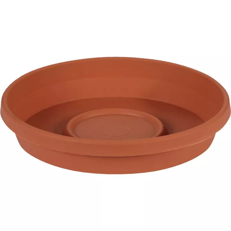 bloem-14-in-terracotta-poly-classic-flower-pot-saucer Bloem 14 In. Terracotta Poly Classic Flower Pot Saucer