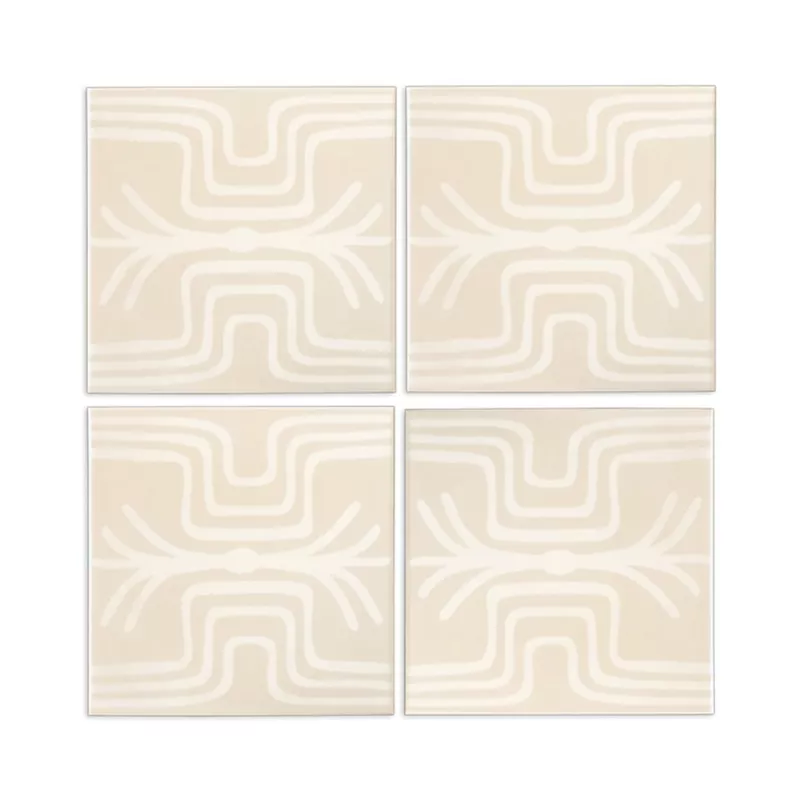 [Bundle] Fringe Dew White 8×8 | 37 SF