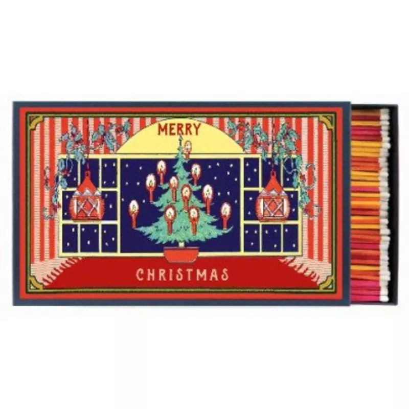 christmas-window-giant-box-matches Christmas Window Giant Box Of Matches