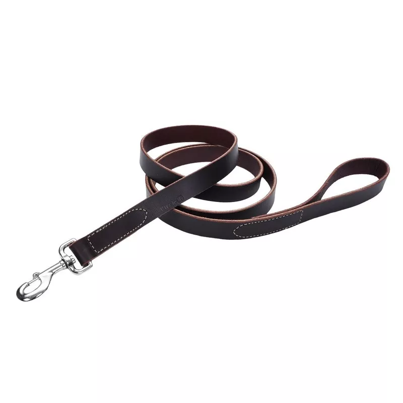 coastal-latigo-brown-leather-leash-1-4-inch-x-6-ft Coastal Latigo Brown Leather Leash (1/4 inch x 6 ft)
