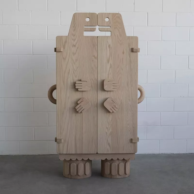 coatlicue-oak-cabinet COATLICUE Oak Cabinet