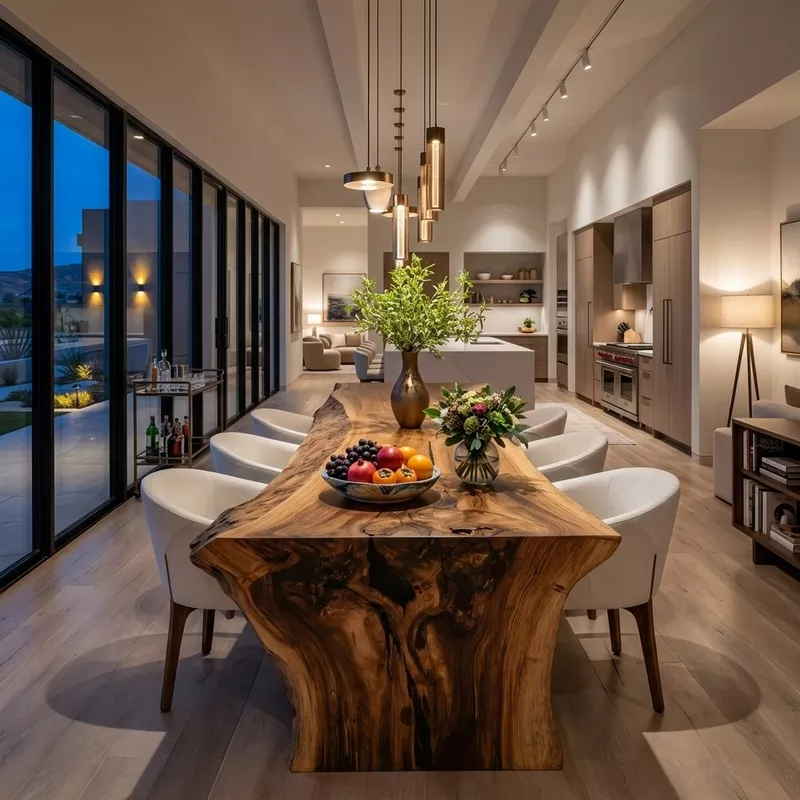 contemporary-live-edge-dining-table-dining-room-sithttdn004-black Contemporary Live Edge Dining Table For Dining Room SITHTTDN004 Black