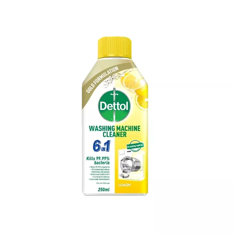 dettol-6-in-1-lemon-washing-machine-cleaner-250ml Dettol 6 In 1 Lemon Washing Machine Cleaner 250ml