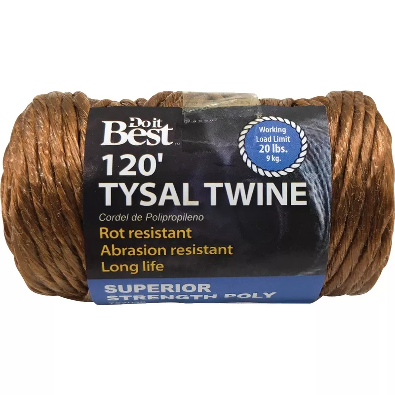 do-it-best-5-64-in-x-120-ft-brown-polypropylene-tysal-twine Do it Best 5/64 In. x 120 Ft. Brown Polypropylene Tysal Twine