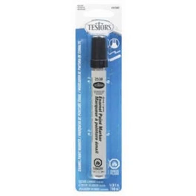 enamel-craft-paint-marker-gray-gloss-1-3-oz Enamel Craft Paint Marker, Gray Gloss, 1/3-oz.