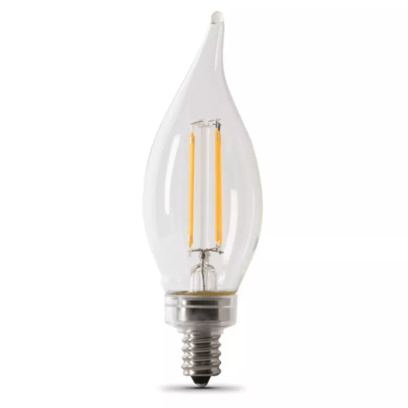 feit-electric-300-lumen-2700k-dimmable-flame-tip-led Feit Electric 300 Lumen 2700K Dimmable Flame Tip LED
