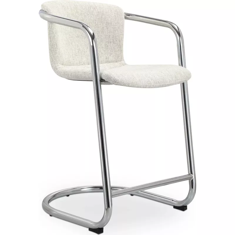 Freeman Chrome Frame Counter Stool Blended (Set of 2)