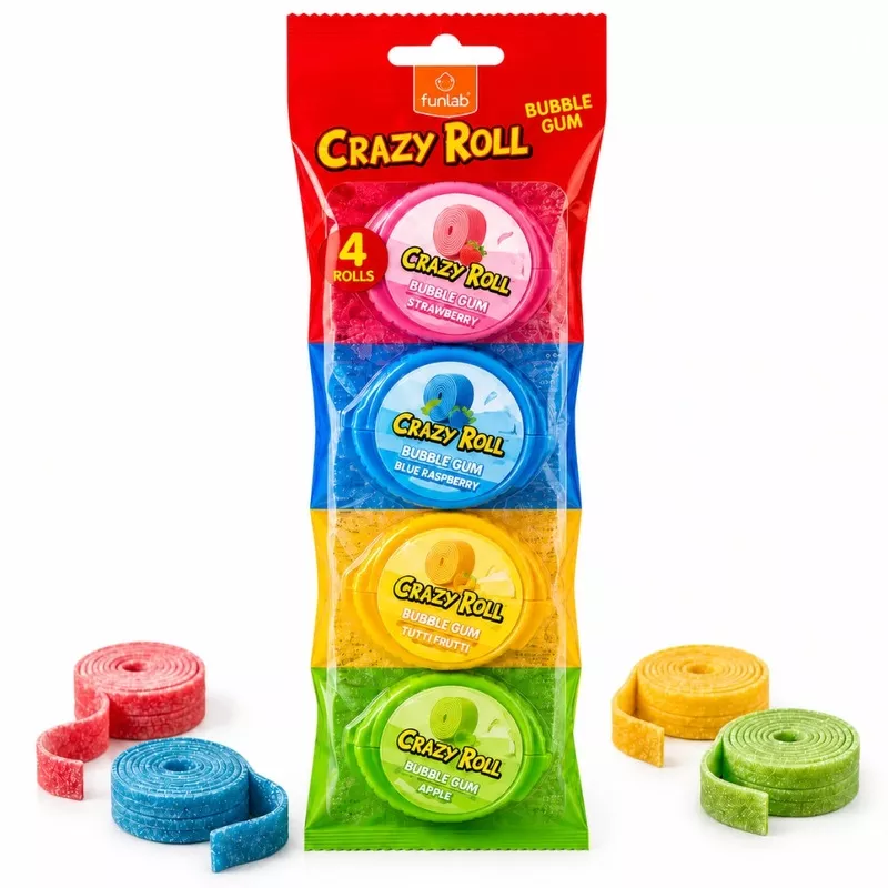 funlab-crazy-roll-chewing-gum4-x-18g Funlab Crazy Roll Chewing Gum4 x 18g