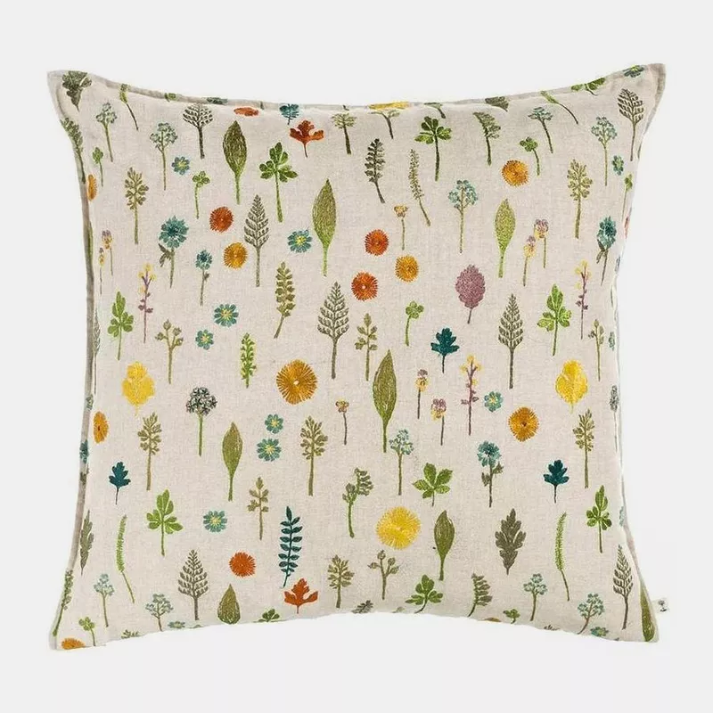garden-pattern-square-pillow Garden Pattern Square Pillow