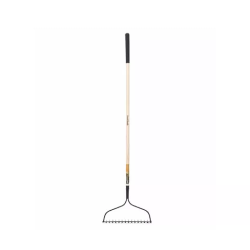 Green Thumb Bow Rake with Wood Handle