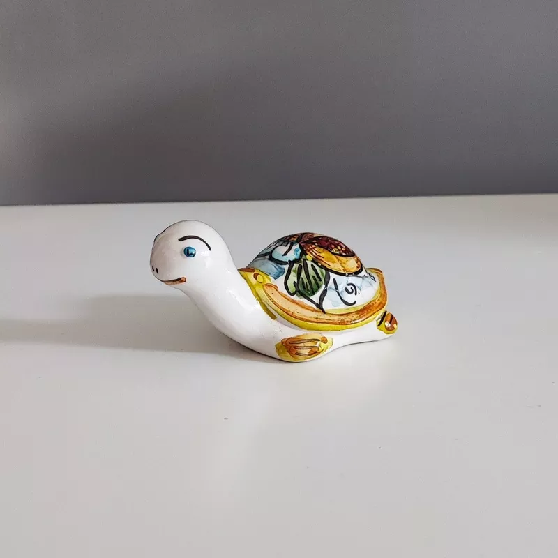 handcrafted-10-11cm-caltagirone-ceramic-turtle-favor Handcrafted 10-11cm Caltagirone Ceramic Turtle Favor