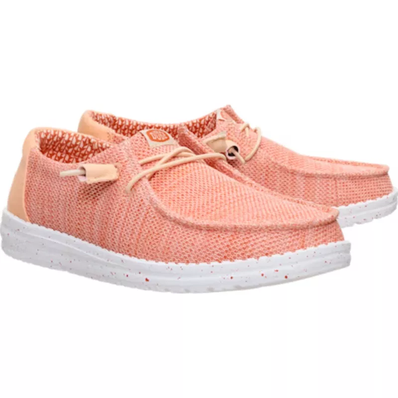 heydude-wendy-stretch-sox-shoe-peach-size-women-s-11 HEYDUDE Wendy Stretch Sox Shoe (Peach) Size Women’s 11