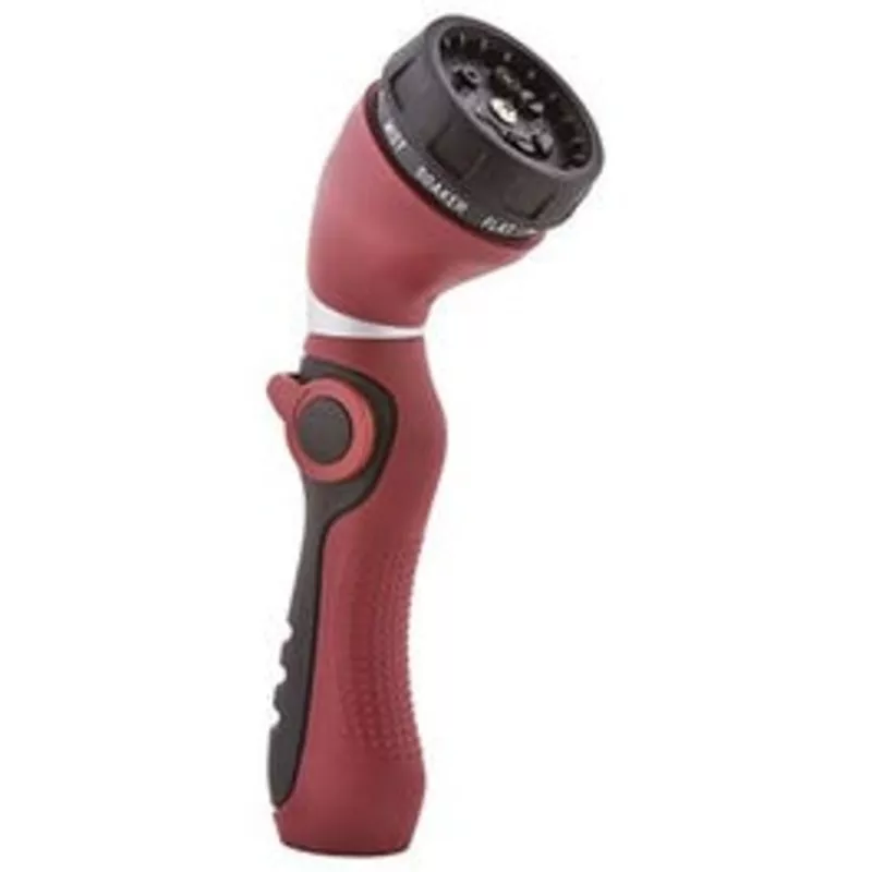 hose-nozzle-9-patterns-rubber-coated-metal Hose Nozzle, 9-Patterns, Rubber-Coated Metal