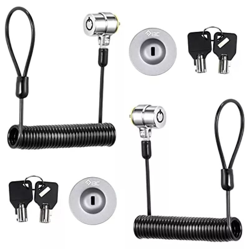 i3c-laptop-cable-lock-retractable-hardware-security-cable-lock-with-anchor-plate I3C Laptop Cable Lock Retractable Hardware Security Cable Lock with Anchor Plate Compatible with Laptop, Smart Phone