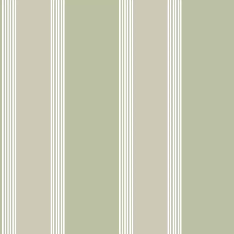 italian-style-stripe-wallpaper-in-green-beige Italian Style Stripe Wallpaper in Green/Beige