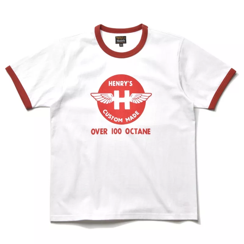joe-mccoy-tee-henry-s-309-white-red JOE MCCOY TEE / HENRY’S 309 WHITE/RED