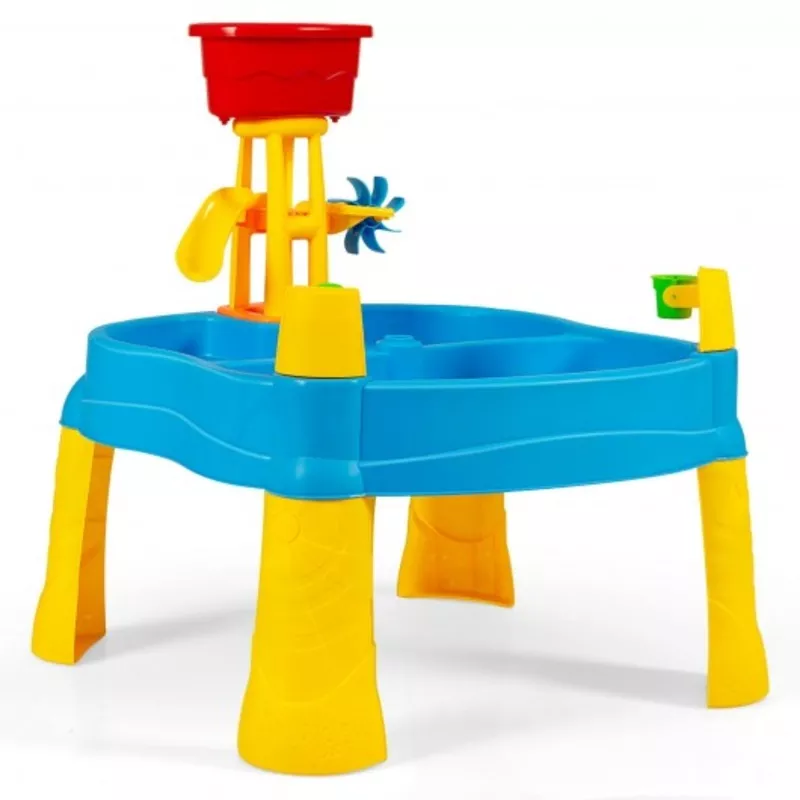 kids-sand-water-activity-table-sandbox-with-18-pieces-accessories Kids Sand and Water Activity Table Sandbox with 18 Pieces Accessories
