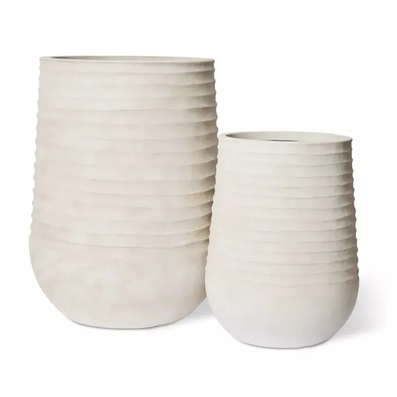 Knox Tall Planter Beige