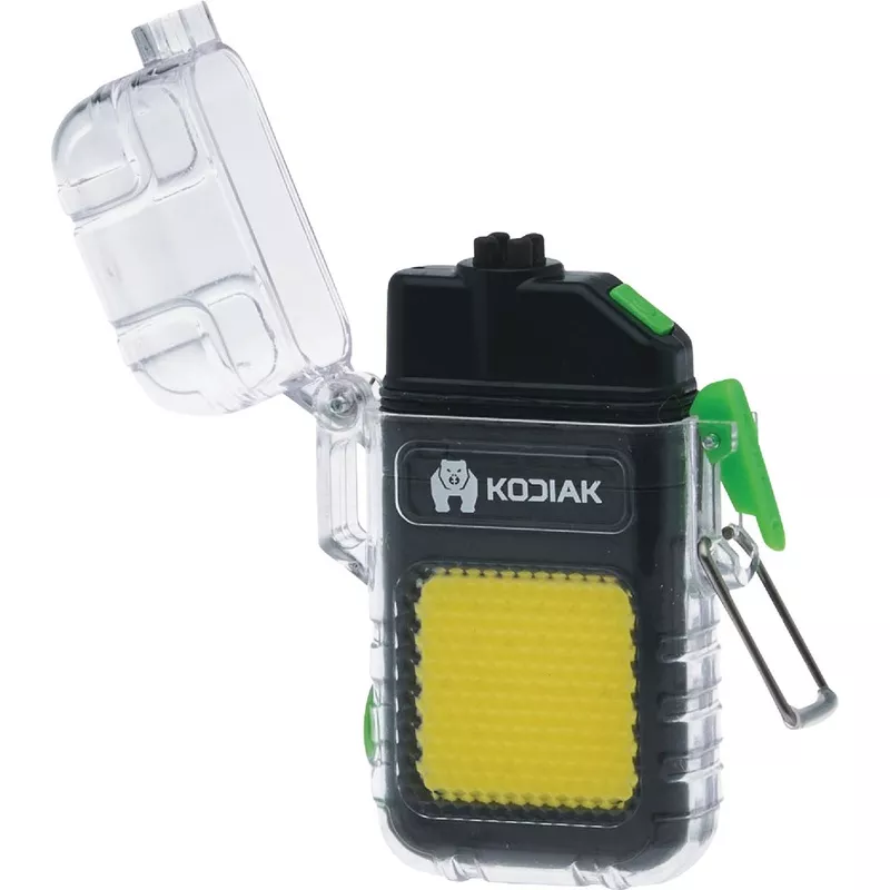 kodiak-mini-rechargeable-plasma-lighter-with-cob-led-task-light Kodiak Mini Rechargeable Plasma Lighter with COB LED Task Light