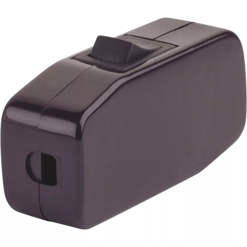 leviton-3a-brown-rocker-cord-switch Leviton 3A Brown Rocker Cord Switch