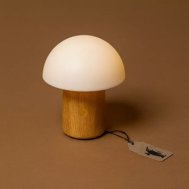 little-wooden-mushroom-lamp-ash Little Wooden Mushroom Lamp | Ash