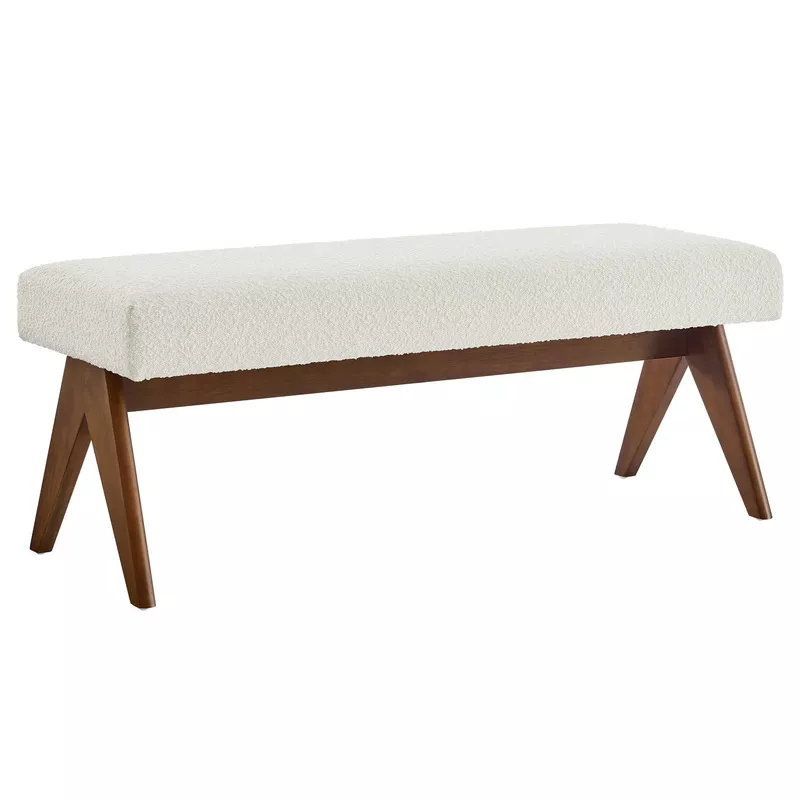 lyra-47-boucle-upholstered-bench-by-modway Lyra 47″ Boucle Upholstered Bench by Modway