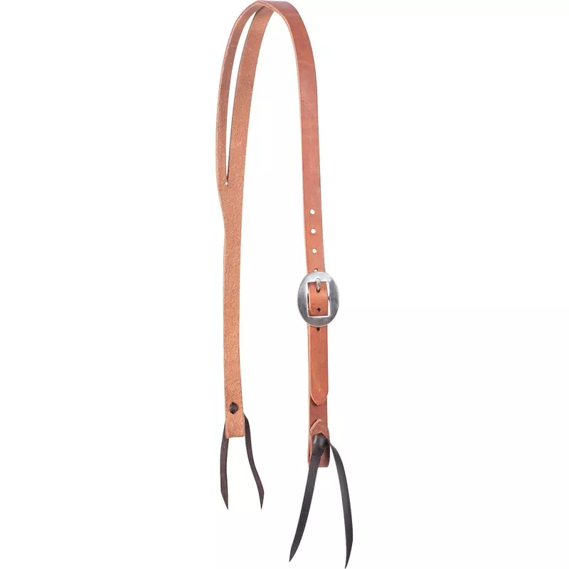 Martin Saddlery Split Ear Headstall Natural Harness Leather