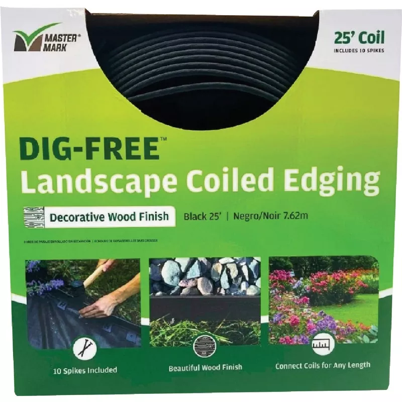 master-mark-dig-free-1-5-in-h-x-25-ft-l-black-recycled-plastic-landscape-edging Master Mark Dig-Free 1.5 In. H. x 25 Ft. L. Black Recycled Plastic Landscape Edging
