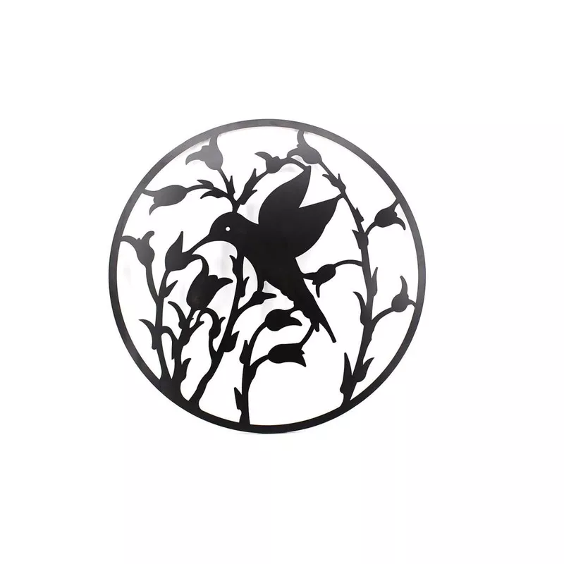 metal-circle-hummingbird-metal-frame-black-matt-40 Metal Circle Hummingbird Metal Frame, Black Matt – 40