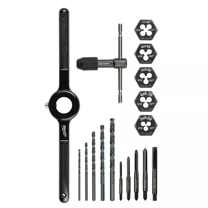 milwaukee-17pc-metric-tap-die-set Milwaukee 17PC Metric Tap and Die Set