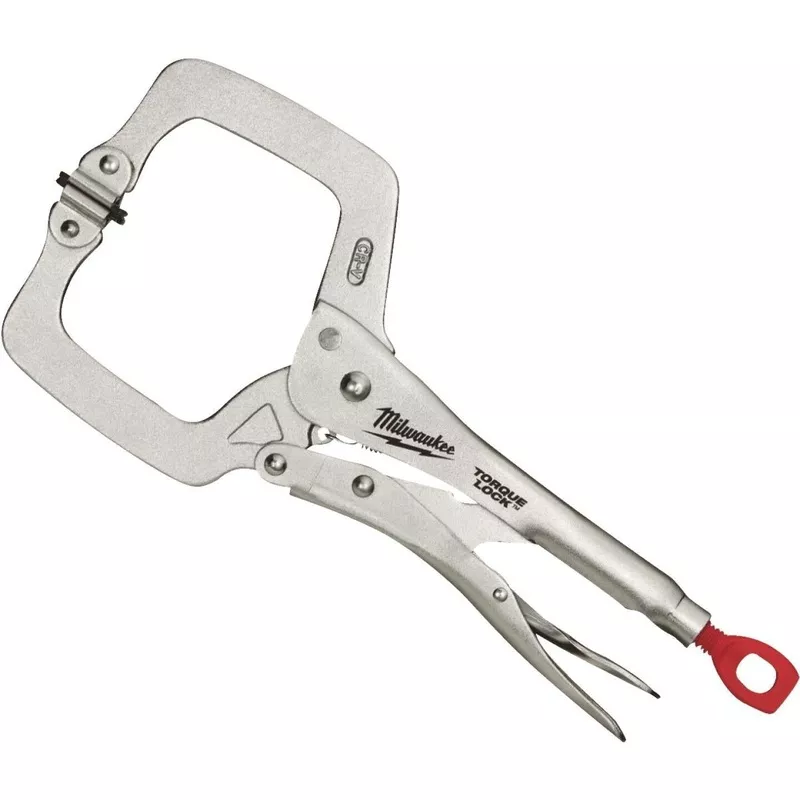 milwaukee-torque-lock-11-in-locking-c-clamp-with-swivel-jaws Milwaukee Torque Lock 11 In. Locking C-Clamp with Swivel Jaws