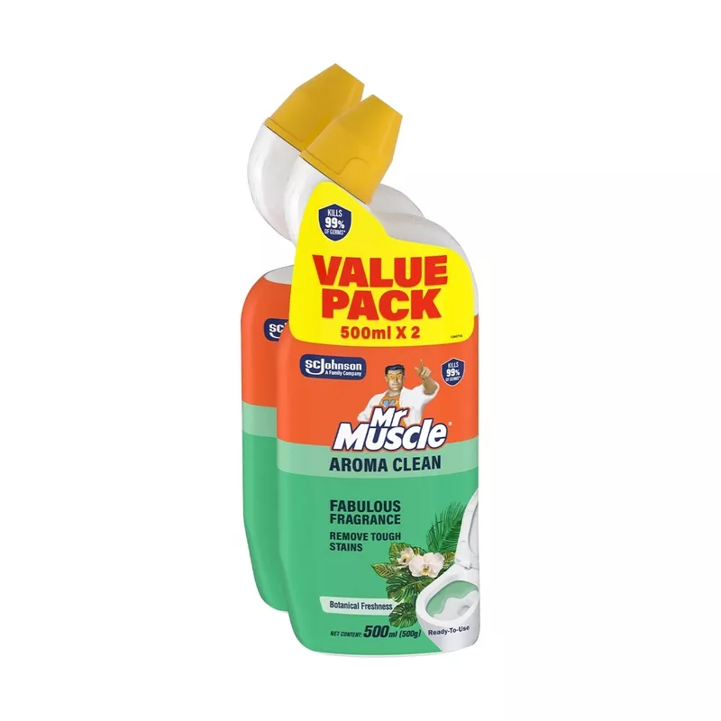 mr-muscle-toilet-bowl-cleaner-bot-500ml-x-2 Mr Muscle Toilet Bowl Cleaner Bot 500ml x 2