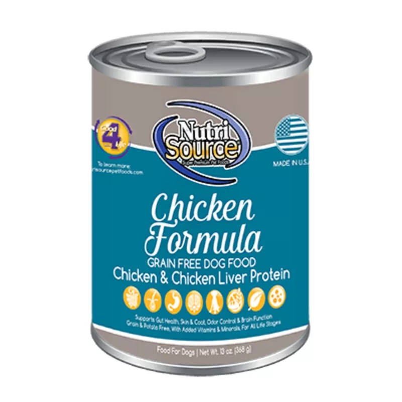 nutrisource-chicken-formula-healthy-grain-free-wet-dog-food NutriSource Chicken Formula Healthy Grain Free Wet Dog Food
