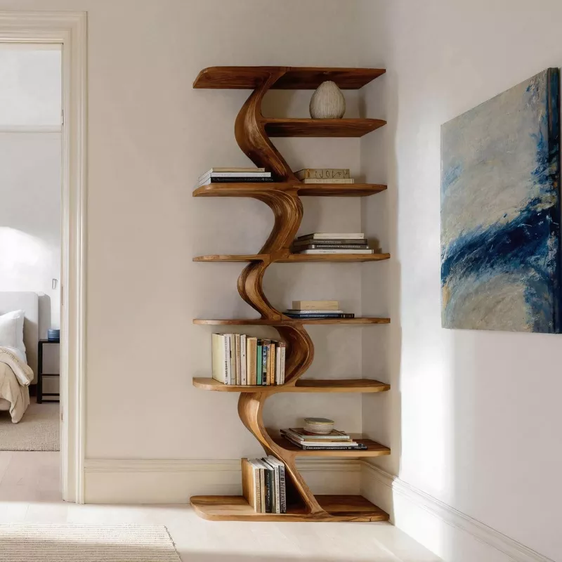 organic-bookshelf-living-room-interiors-rtthhnbs076-black Organic Bookshelf For Living Room Interiors RTTHHNBS076 Black