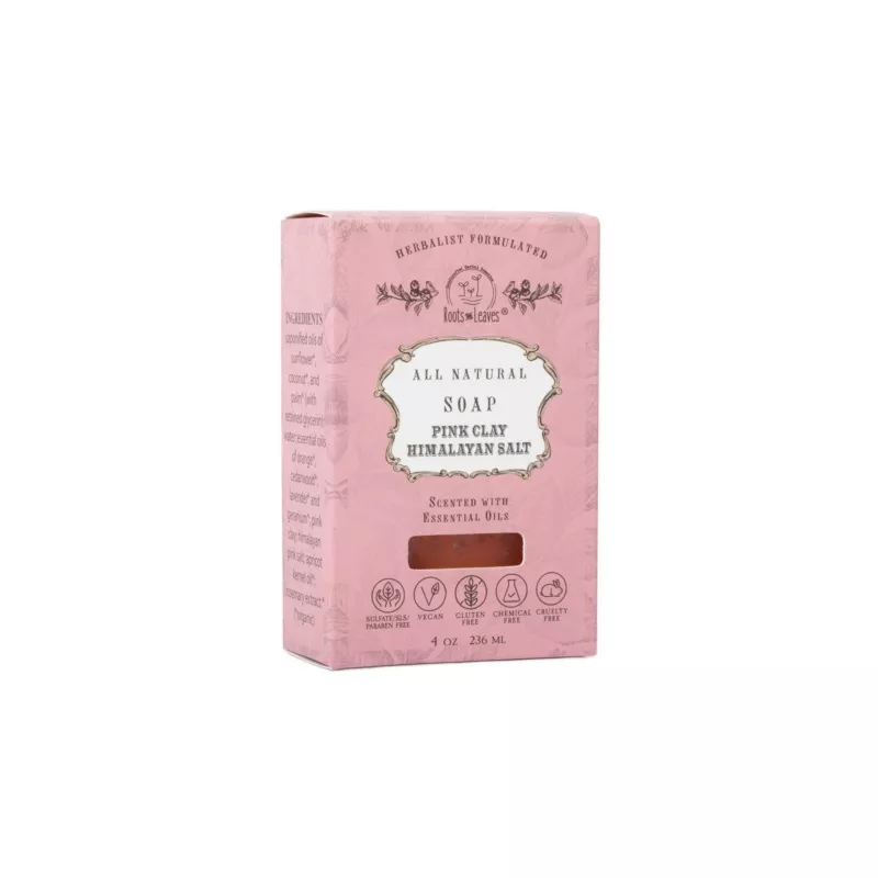 organic-vegan-pink-clay-himalayan-salt-bar-soap Organic Vegan Pink Clay + Himalayan Salt Bar Soap