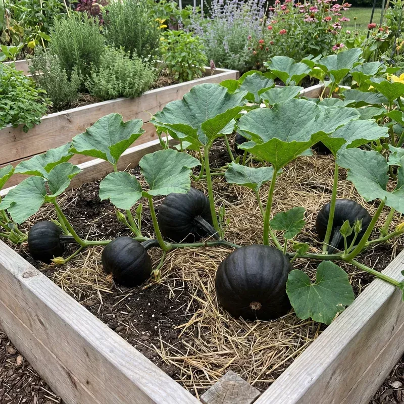 planting-black-pumpkin-vegetable-seeds Planting Black Pumpkin Vegetable Seeds