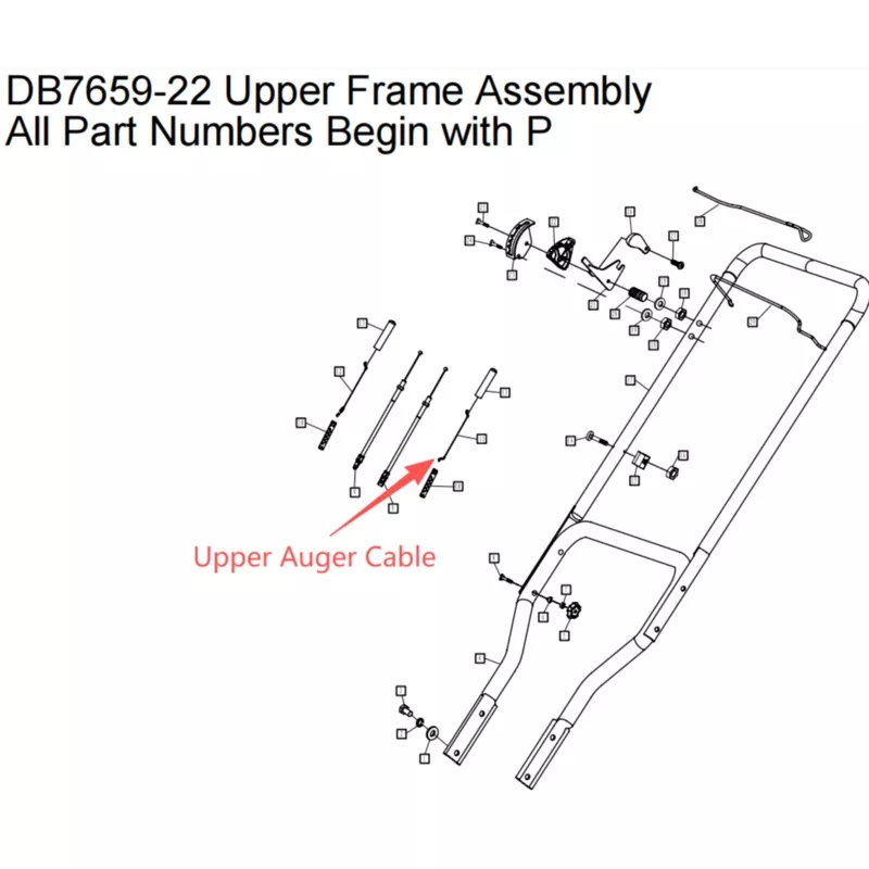 powersmart-snow-blower-parts-upper-auger-cable-stock-303200002 PowerSmart Snow Blower Parts – Upper Auger Cable, Stock#303200002