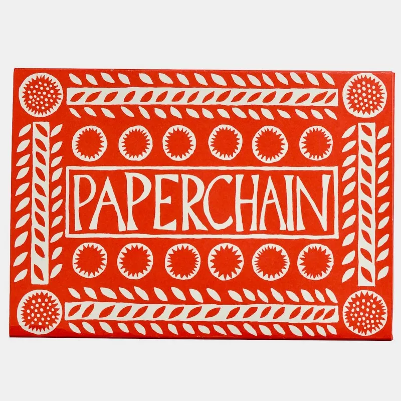 red-white-paperchain Red and White Paperchain