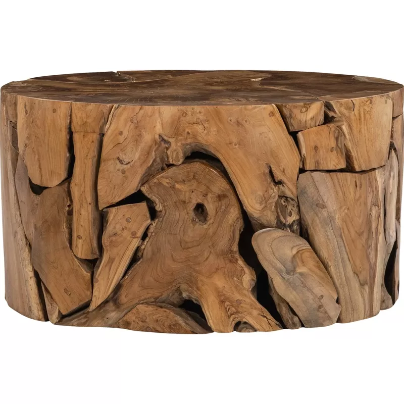 Rhea Teak Wood Coffee Table
