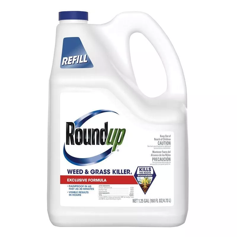 roundup-5378004-weed-killer-liquid-1-25-gal Roundup 5378004 Weed Killer, Liquid, 1.25 gal