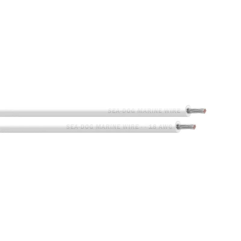 Sea-Dog 18 AWG White Primary Wire – 100′ [8018052]
