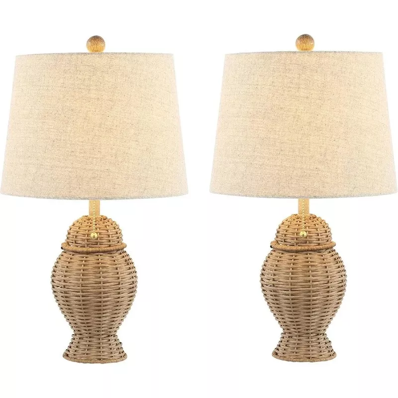 set-2-bohemian-rustic-iron-led-table-lamp-nightstand-lamp-bedroom Set of 2 Bohemian Rustic Iron LED Table Lamp, Nightstand Lamp for Bedroom