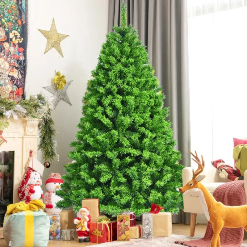snow-flocked-artificial-christmas-tree-with-metal-stand-6-5 Snow Flocked Artificial Christmas Tree with Metal Stand-6.5′
