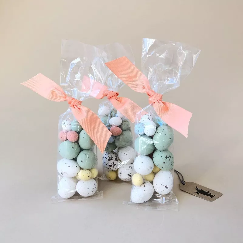 Speckled Hazelnut Truffle Eggs