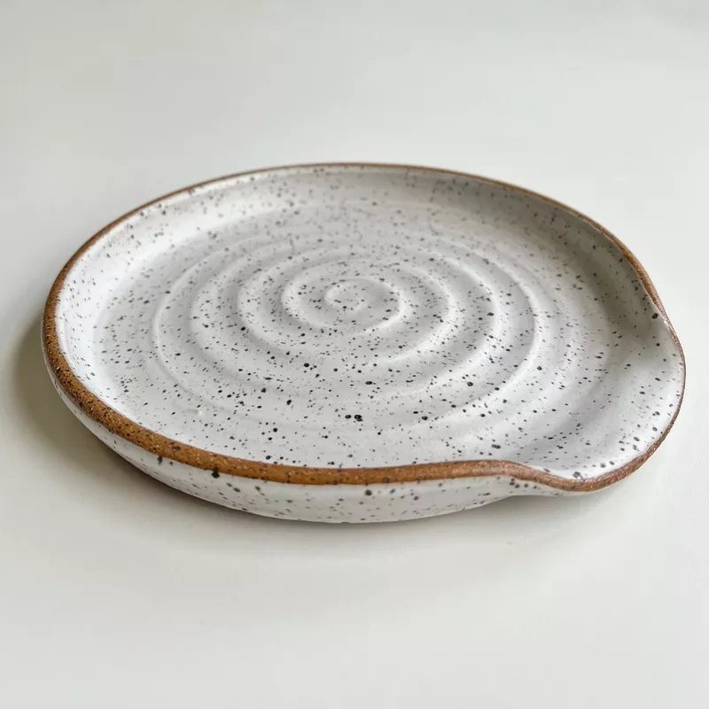 spoon-rest-in-toasted-white A+A Spoon Rest in Toasted White
